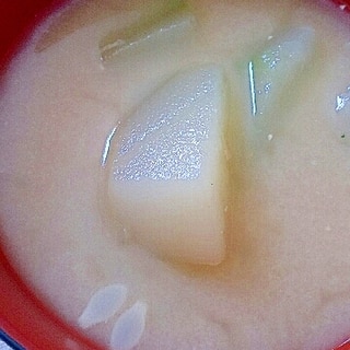 冬瓜のお味噌汁。